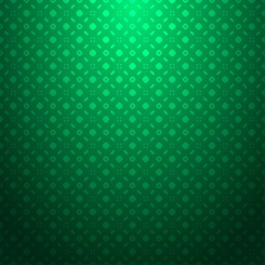 Yeşil soyut Dikişsiz dokulu geometrik desen degrade arka plan üzerinde