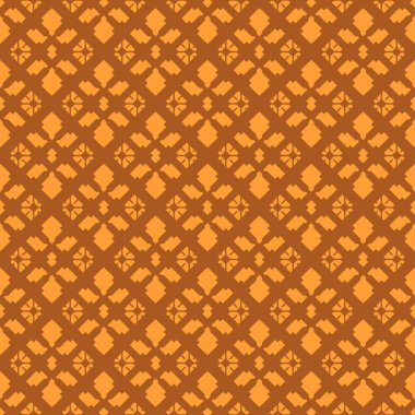Turuncu arka plan, şeritli geometrik seamless modeli dokulu
