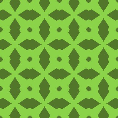 Kireç soyut desen çizgili yeşil zemin üzerine geometrik seamless modeli dokulu