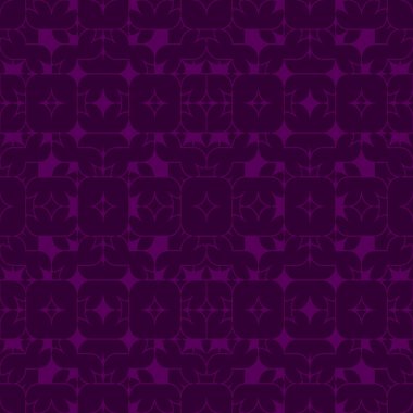 Vektör seamless modeli. Modern şık doku. Geometrik oyma yinelenen. Çağdaş grafik tasarım. Mor renk arka plan.