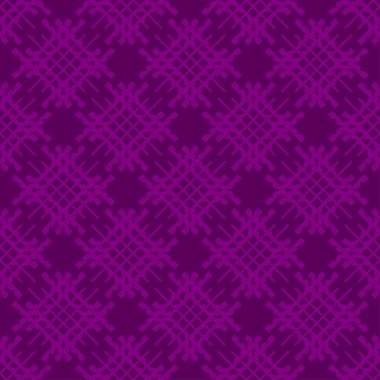Vektör seamless modeli. Modern şık doku. Geometrik oyma yinelenen. Çağdaş grafik tasarım. Mor renk arka plan.