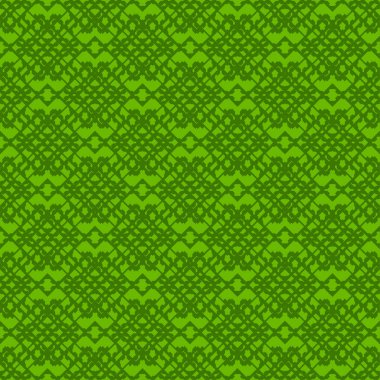 Kireç soyut desen çizgili yeşil zemin üzerine geometrik seamless modeli dokulu