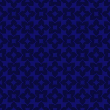 Donanma soyut geometrik seamless modeli koyu mavi zemin üzerine