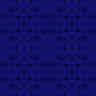 Donanma soyut geometrik seamless modeli koyu mavi zemin üzerine