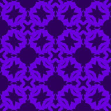 Indigo arka plan, şeritli geometrik seamless modeli dokulu