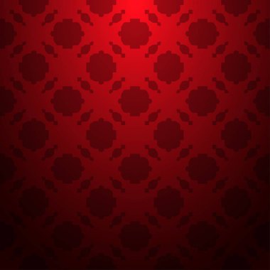 Vektör seamless modeli. Modern şık doku. Geometrik oyma yinelenen. Çağdaş grafik tasarım. Kırmızı renk grafient arka plan.