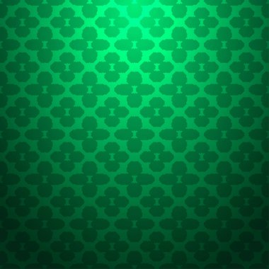 Yeşil soyut Dikişsiz dokulu geometrik desen degrade arka plan üzerinde
