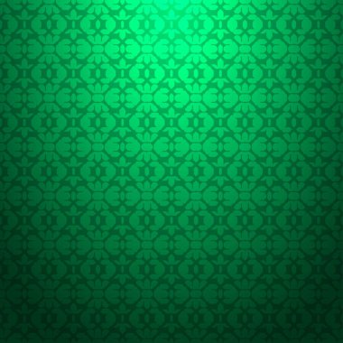 Yeşil soyut Dikişsiz dokulu geometrik desen degrade arka plan üzerinde
