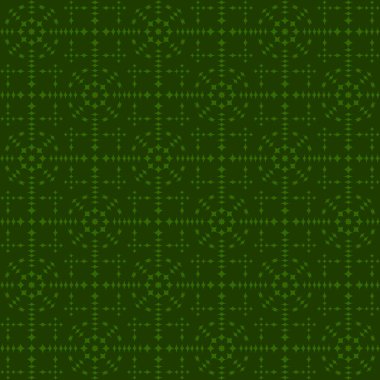 Kireç soyut desen çizgili koyu yeşil zemin üzerine geometrik seamless modeli dokulu