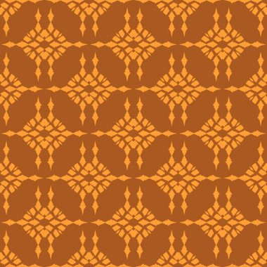 Turuncu arka plan, şeritli geometrik seamless modeli dokulu