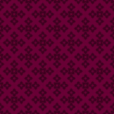 Koyu kırmızı zemin üzerine kırmızı soyut seamless modeli