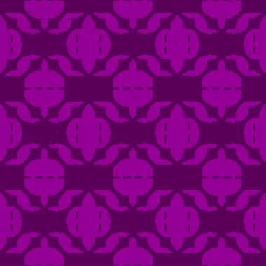 Vektör seamless modeli. Modern şık doku. Geometrik oyma yinelenen. Çağdaş grafik tasarım. Mor renk arka plan.
