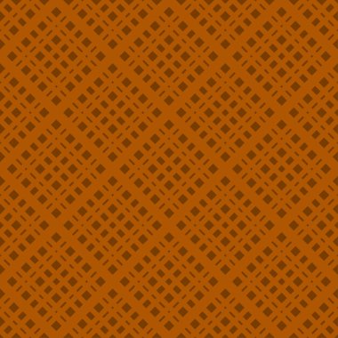 Turuncu soyut geometrik seamless modeli koyu turuncu zemin üzerine