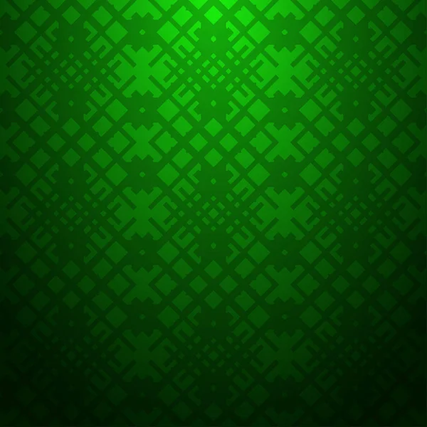 Fondo Abstracto Verde Patrón Sin Costuras Geométrico Texturizado Rayado — Vector de stock