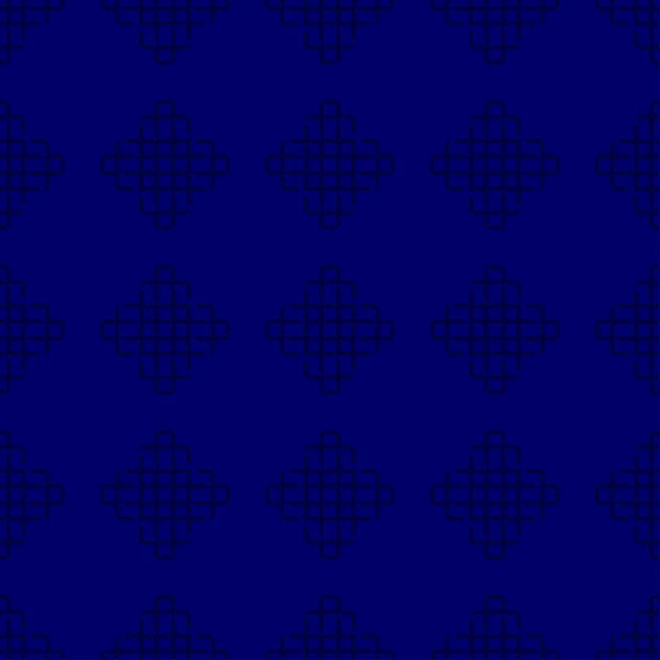 Ναυτικό Αφηρημένη Γεωμετρική Χωρίς Ραφή Πρότυπο Σκούρο Μπλε Φόντο — Διανυσματικό Αρχείο