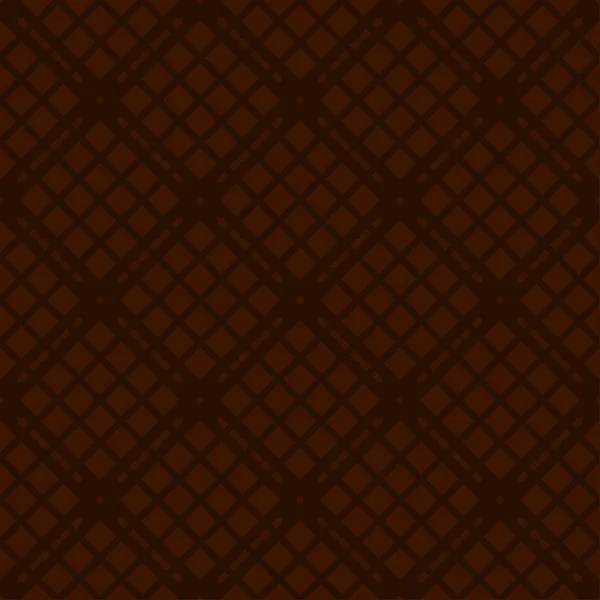 Bruin Abstracte Achtergrond Gestreepte Textuur Geometrische Naadloze Patroon — Stockvector