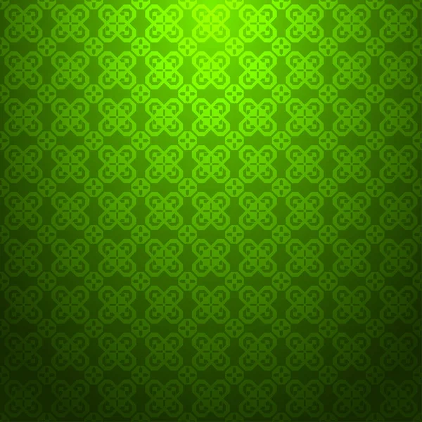 Patrón Abstracto Cal Sobre Fondo Gradiente Verde Patrón Sin Costura — Vector de stock