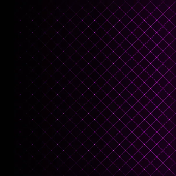 Magenta Lichten Abstracte Geometrische Vorm Donkere Achtergrond — Stockvector