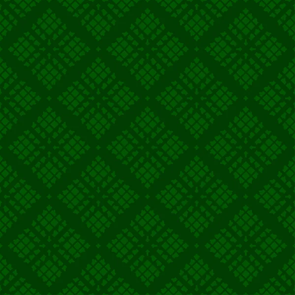 Groene Abstracte Achtergrond Gestreepte Textuur Geometrische Naadloze Patroon Donkere Achtergrond — Stockvector