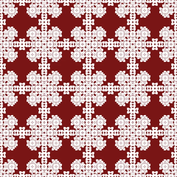 Vector Rode Naadloze Patroon Witte Achtergrond Moderne Stijlvolle Textuur Herhalende — Stockvector