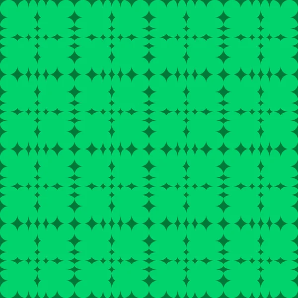 Grüne Abstrakte Nahtlose Strukturierte Geometrische Muster Auf Dunkelgrünem Hintergrund — Stockvektor