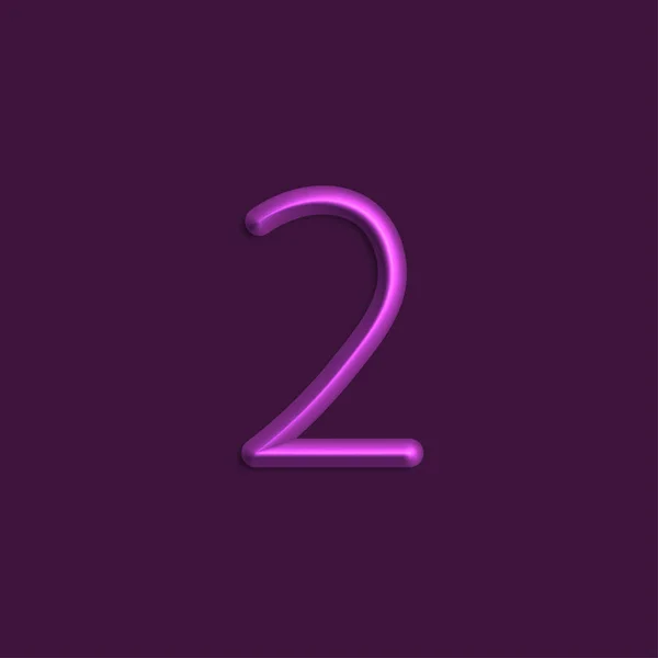 紫の色のライトの数 滑らかな影の — ストックベクタ