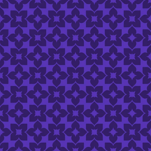 Indigo Abstraktes Muster Auf Violettem Hintergrund Gestreifte Strukturierte Geometrische Nahtlose — Stockvektor