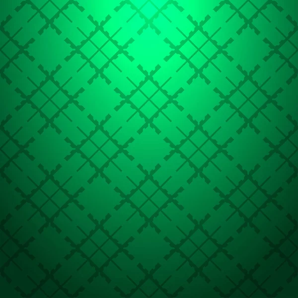 Verde Abstracto Rayado Textura Geométrica Sin Costura Patrón — Vector de stock