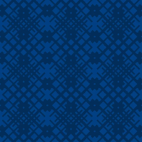 Fondo Abstracto Azul Patrón Geométrico Sin Costuras Con Textura Rayas — Vector de stock