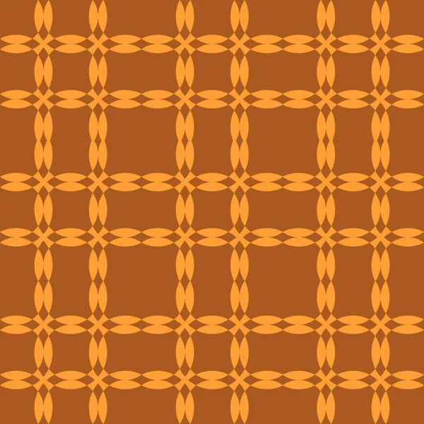 Fond Abstrait Orange Motif Géométrique Sans Couture Rayé Texturé — Image vectorielle