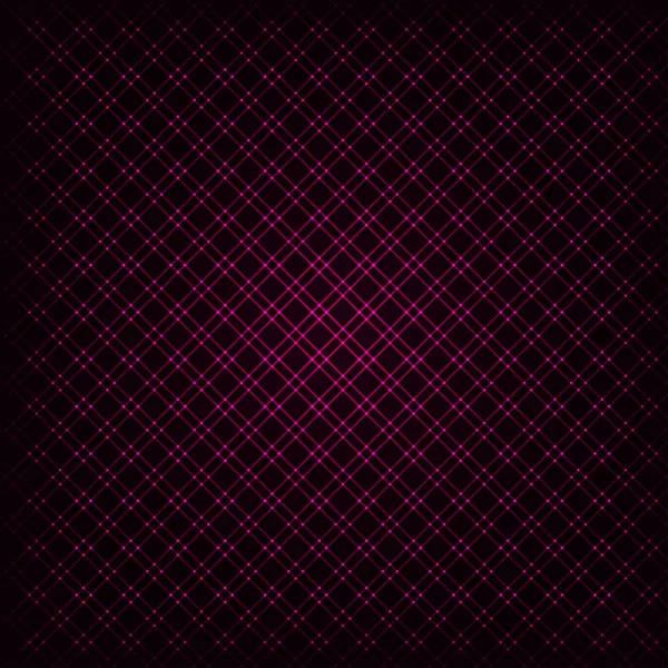 Lumière Rose Forme Géométrique Abstraite Sur Fond Sombre — Image vectorielle