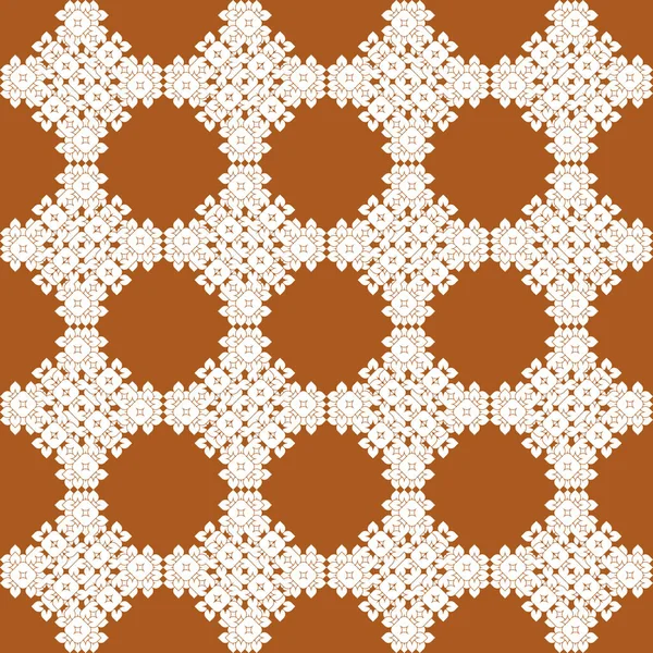 Patrón Sin Costura Geométrico Abstracto Naranja Sobre Fondo Blanco — Archivo Imágenes Vectoriales