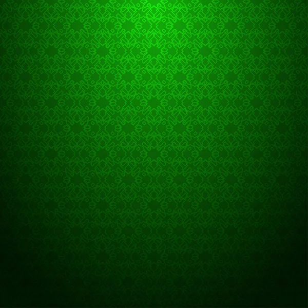 Patrón Geométrico Texturizado Abstracto Verde Sobre Fondo Degradado — Vector de stock