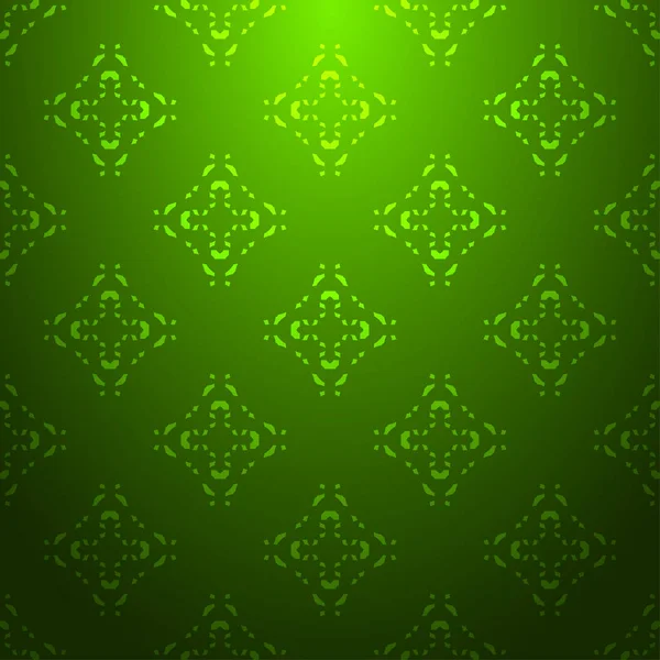 Lime Abstract Pattern Green Background Striped Textured Geometric Seamless Pattern — Stock Vector