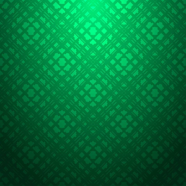 Fondo Abstracto Verde Patrón Sin Costuras Ilustración Vectorial — Vector de stock