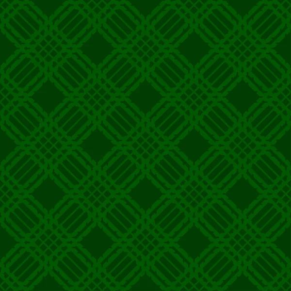 Groene Abstracte Achtergrond Gestreepte Textuur Geometrische Naadloze Patroon Donkere Achtergrond — Stockvector