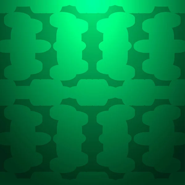 Groene Abstracte Naadloze Geometrische Structuurpatroon Verloop Achtergrond — Stockvector