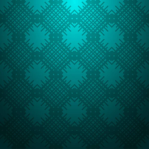 Fondo Abstracto Cyan Patrón Geométrico Sin Costuras Con Textura Rayas — Archivo Imágenes Vectoriales