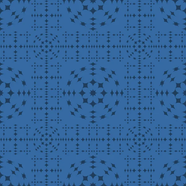 Abstrakter Hintergrund Gestreiftes Blaues Geometrisches Nahtloses Muster — Stockvektor