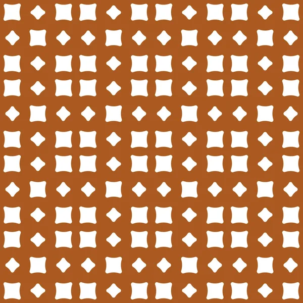 Oranje Abstracte Geometrische Naadloze Patroon Witte Achtergrond — Stockvector