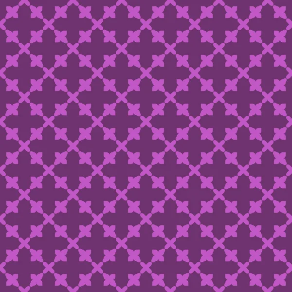 矢量无缝模式 现代时尚的纹理 重复几何窗饰 当代平面设计 紫色背景 — 图库矢量图片