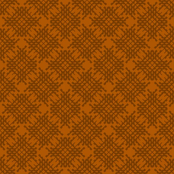 Orange Motif Géométrique Abstrait Sans Couture Sur Fond Orange Foncé — Image vectorielle