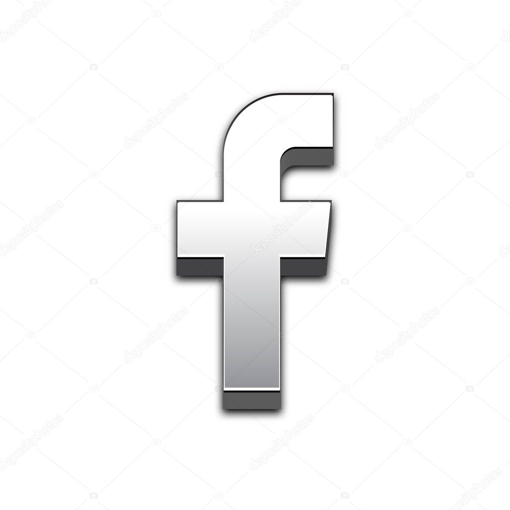 Letter F Icon Social Media Icon Facebook Logo Vector Illustration Premium Vector In Adobe Illustrator Ai Ai Format Encapsulated Postscript Eps Eps Format