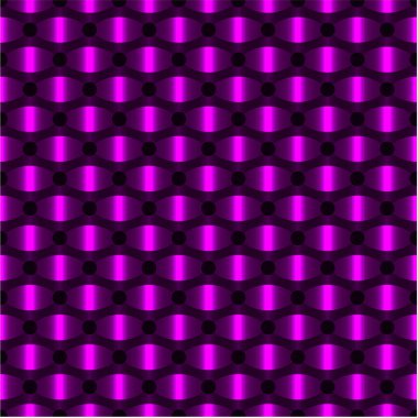 Eflatun soyut geometrik şekil koyu arka plan üzerinde ışıklar.