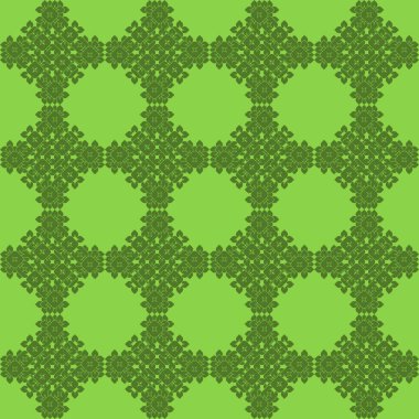 Kireç soyut Dikişsiz dokulu geometrik desen koyu yeşil zemin üzerine
