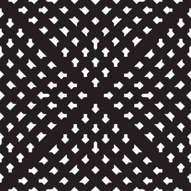 Vektör seamless modeli. Modern şık doku. Geometrik oyma yinelenen. Çağdaş grafik tasarım. Siyah ve beyaz arka plan.