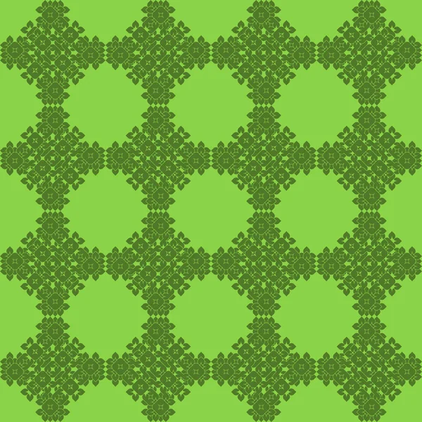 Patrón Geométrico Texturizado Inconsútil Abstracto Cal Sobre Fondo Verde Oscuro — Vector de stock