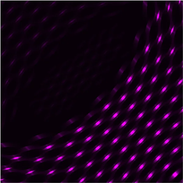 洋红在黑暗的背景灯抽象的几何形状 — 图库矢量图片