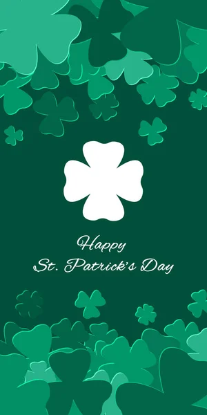 Mutlu Saint Patricks günü arka plan. Vektör çizim.