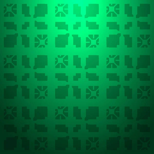 Groene Abstracte Achtergrond Gestreepte Textuur Geometrische Naadloze Patroon Met Donkere — Stockvector